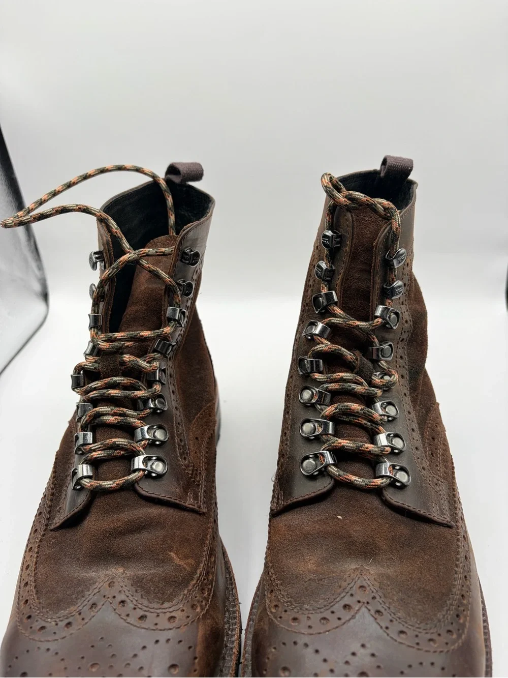 Frye George Adirondack Leather Boots Men’s Size 10.5 Brown